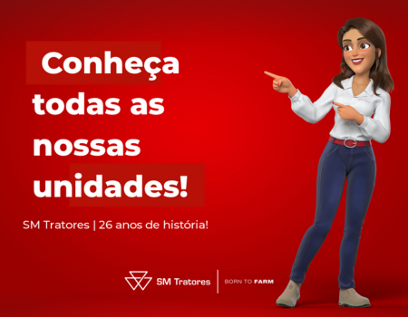 Concessionária Massey Ferguson no Centro-Oeste e Sudeste. Conheça as lojas da SM Tratores!